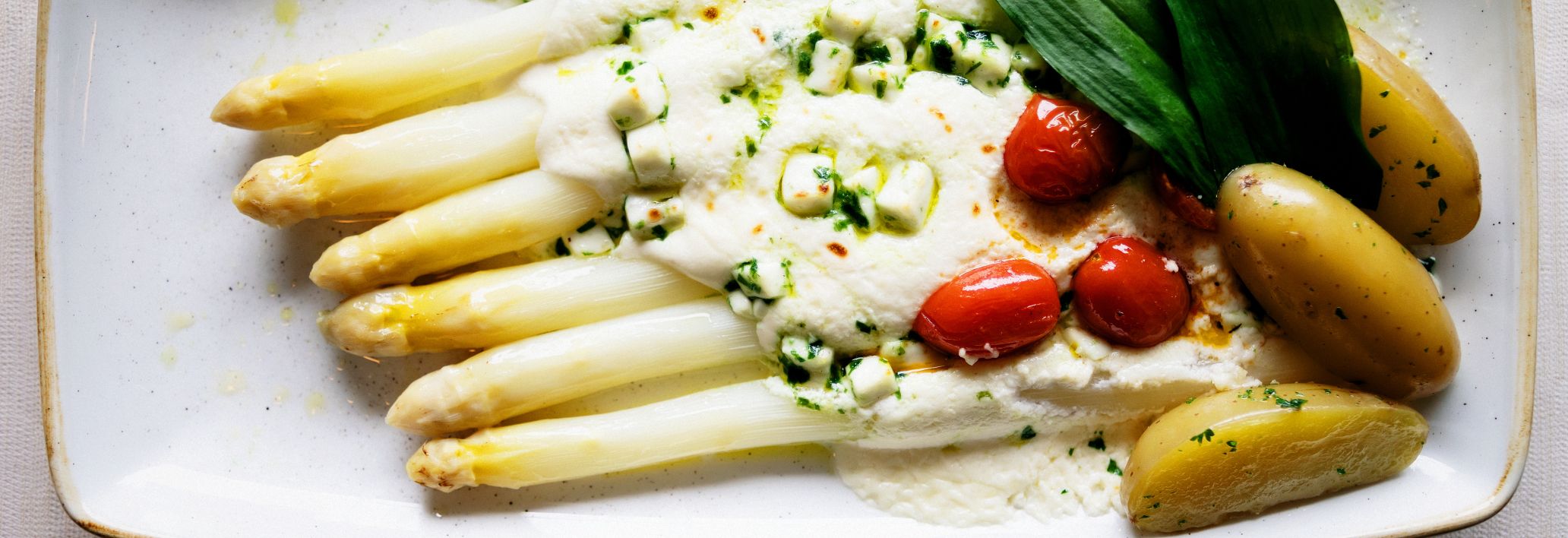 Spargel Gericht, Restaurant Krone, Dornbirn