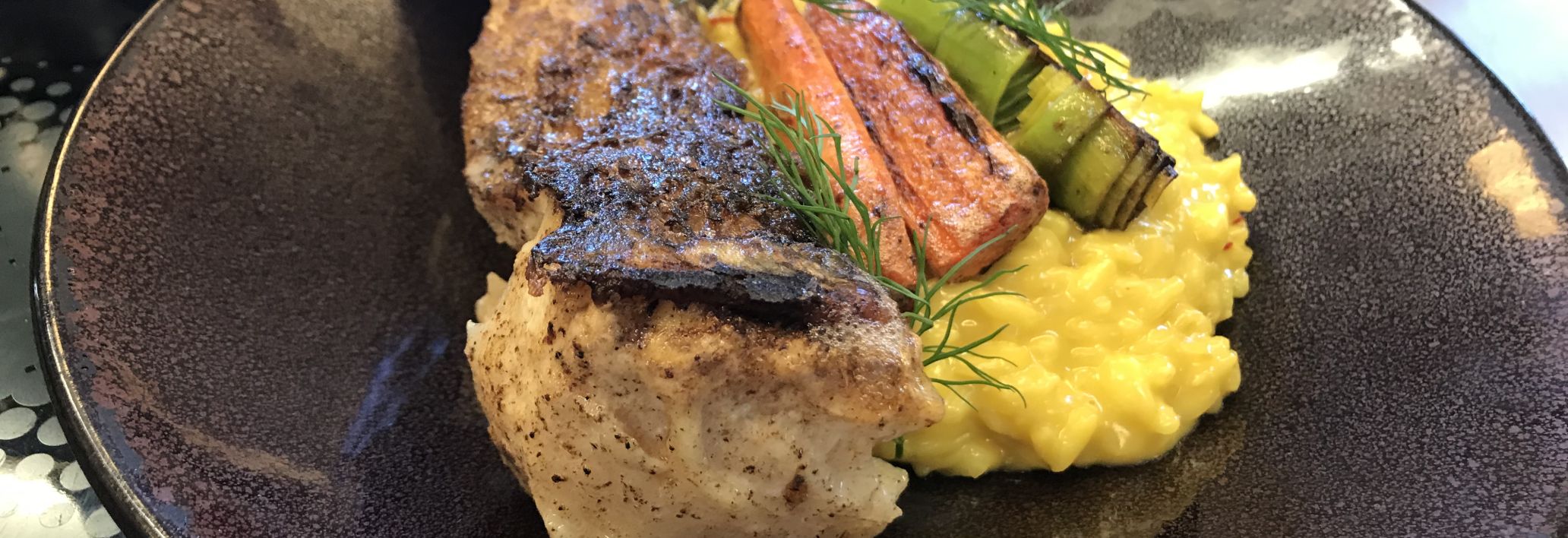 Safranrisotto und Bodensee-Hecht by Dominic Mayer 