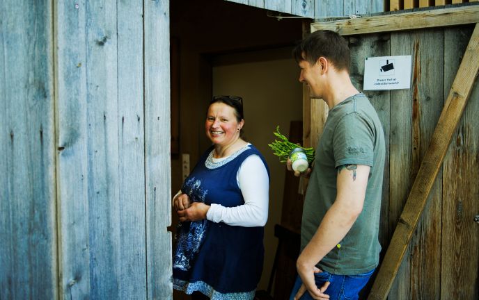 Lisilis Biohof und Dominic Mayer, Restaurant Hörnlingen Lisilis Biohof und Dominic Mayer, Restaurant Hörnlingen